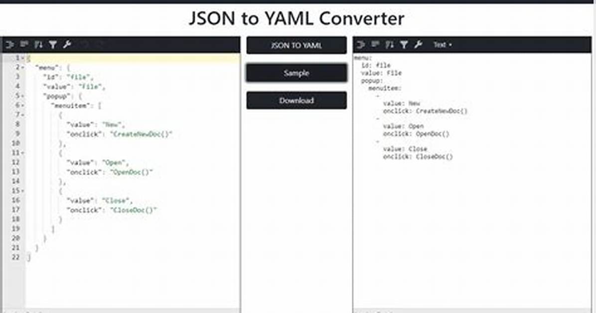 Mac Cli to Convert Yaml to Json