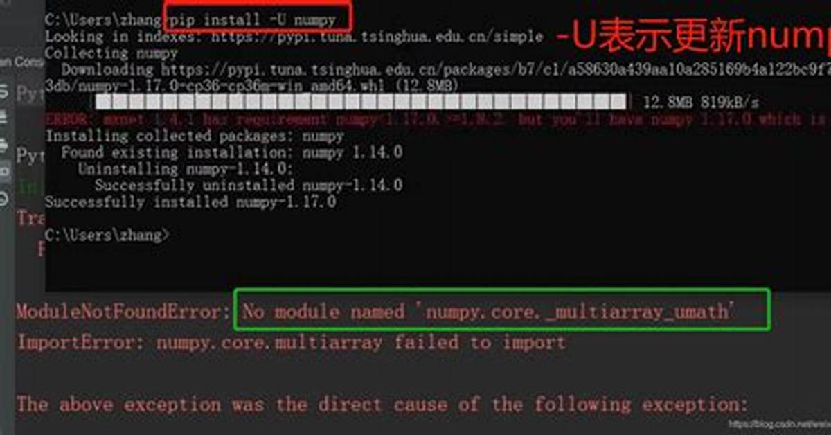 Mac Osx: Modulenotfounderror: No Module Named 'Numpy'