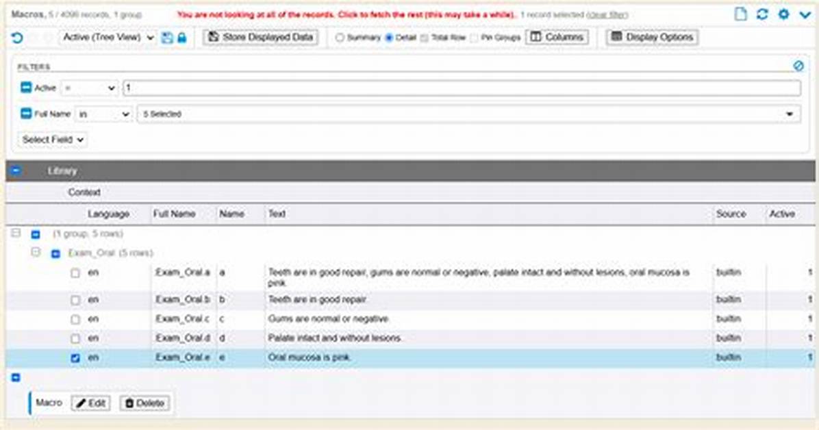 Macros as Synonym Lists - Documentation for Bmc Ami Command Center for Security 5.9