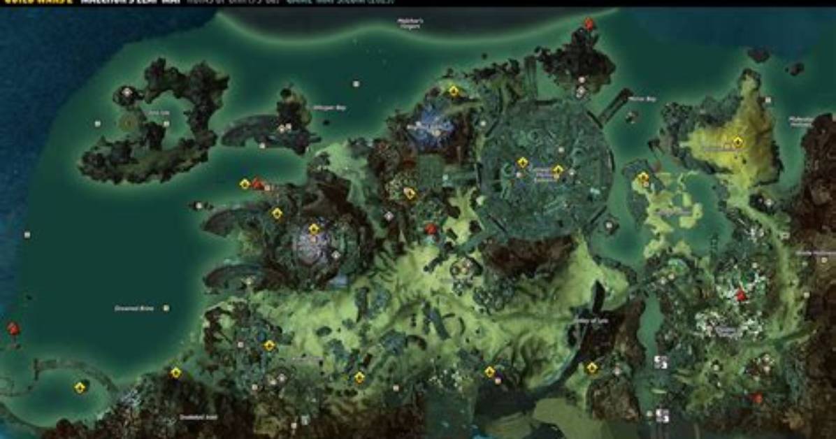 Malchor's Leap Map Guild Wars 2