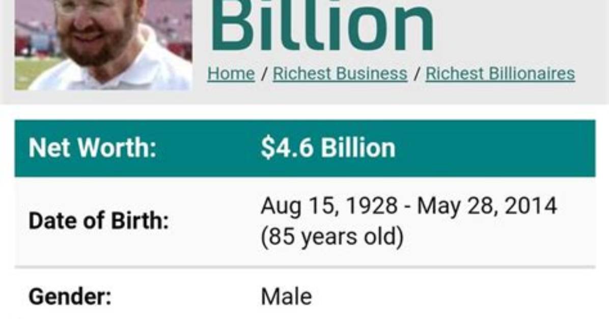 Malcolm Glazer Net Worth