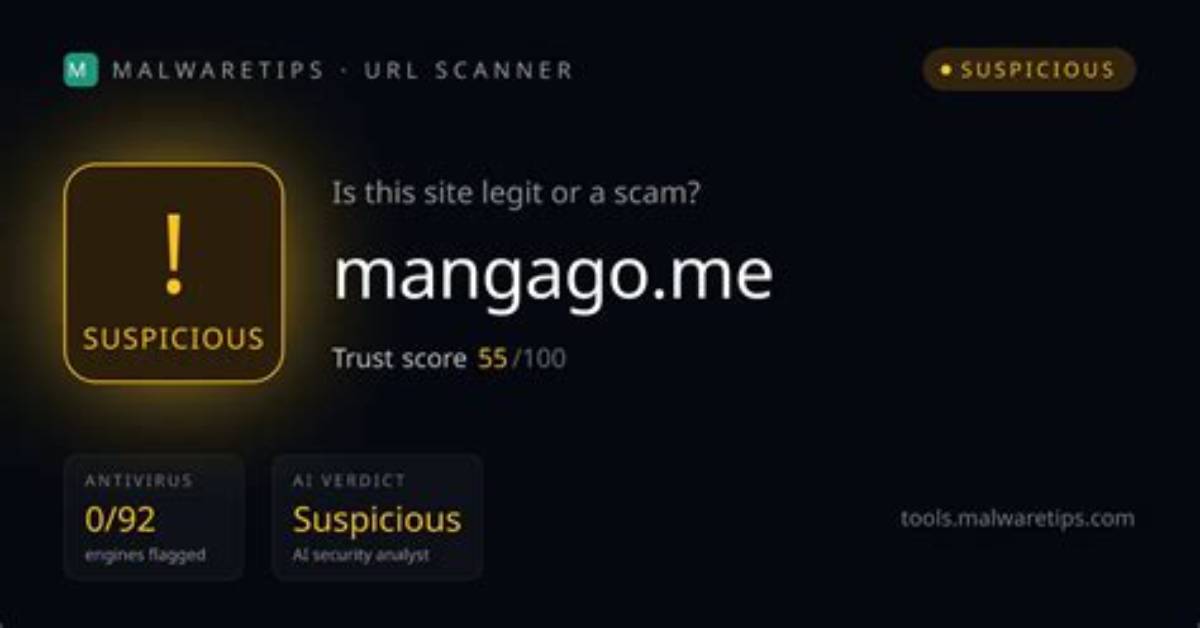 Mangago. Me Login Safely, Analysis & Comments