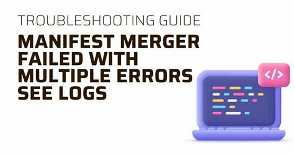 Manifest Merger Failed with Multiple Errors in Android Studio