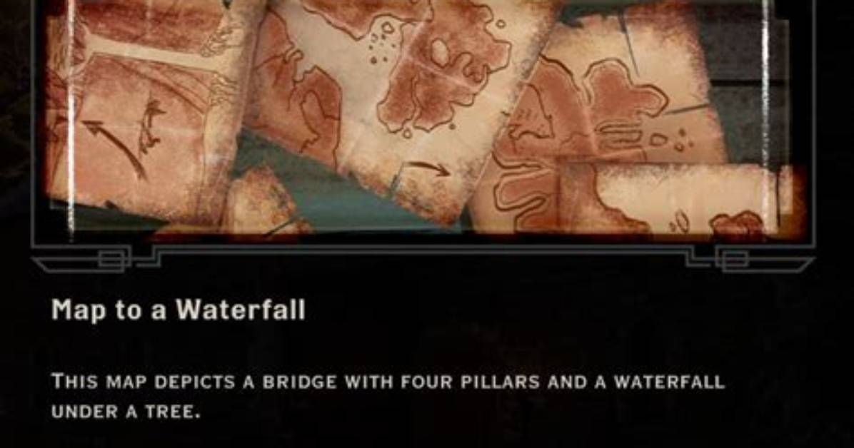 Map to a Waterfall Quest