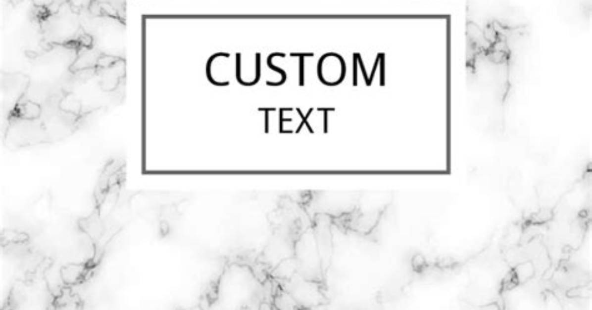 Marble Binder Cover