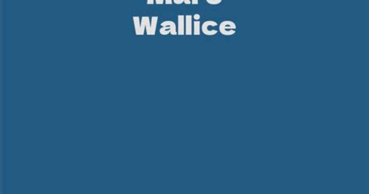 Marc Wallice Net Worth