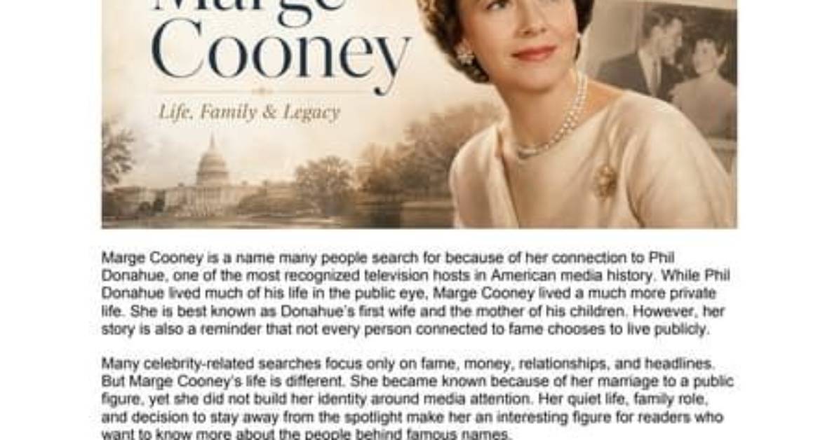 Marge Cooney Donahue Obituary: a Life Remembered