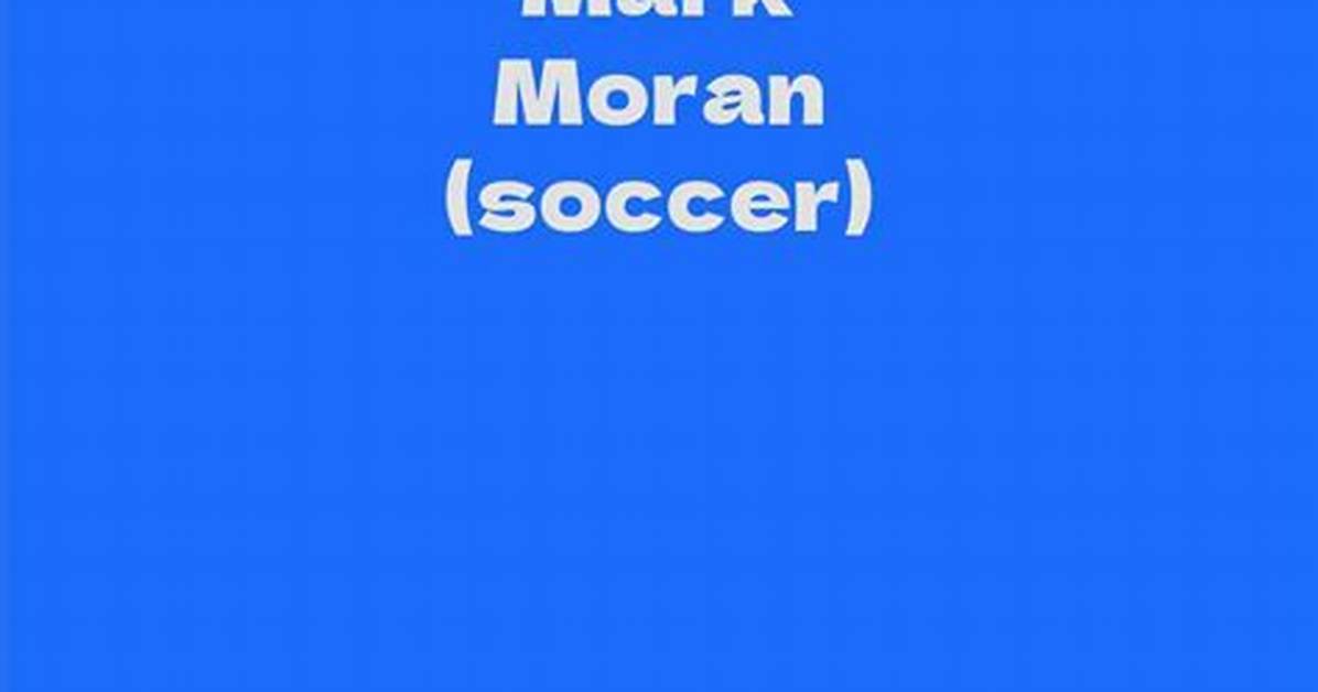 Mark Moran Net Worth
