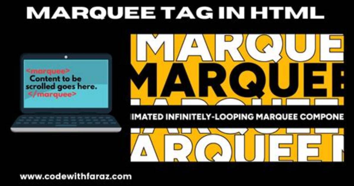 Marquee Tag in React