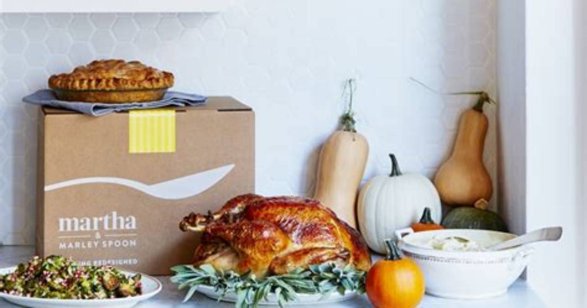 Martha Stewart and Marley Spoon Thanksgiving Dinner Box
