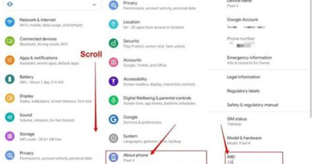 Masking Imei | Android Central
