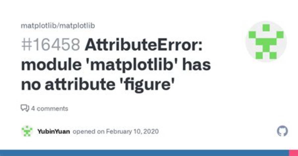Matplotlib Has No Attribute 'Pyplot'