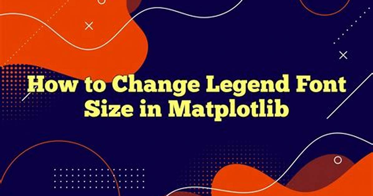 Matplotlib How to Set Legend's Font Type