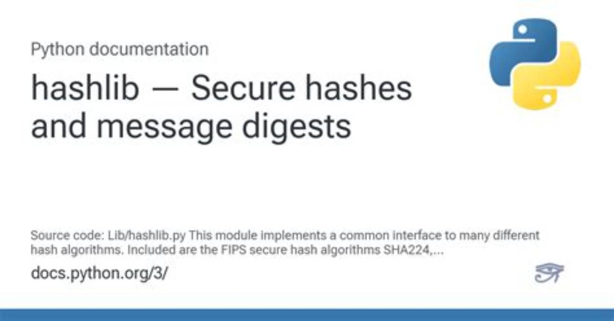 Md4 Hashlib Support in Python 3.8