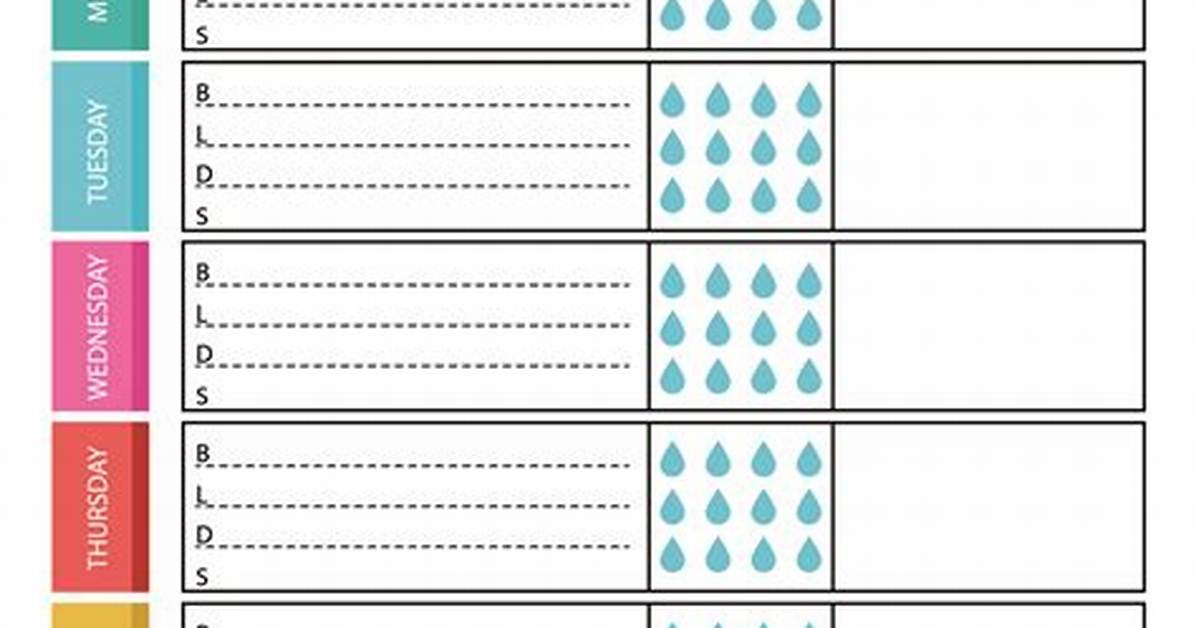 Meal Plan Template
