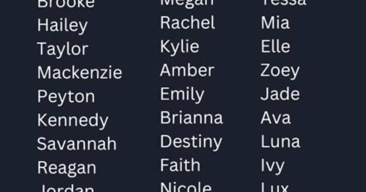 Mean Girl Names