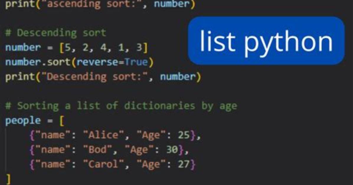 Meaning of List[-1] in Python