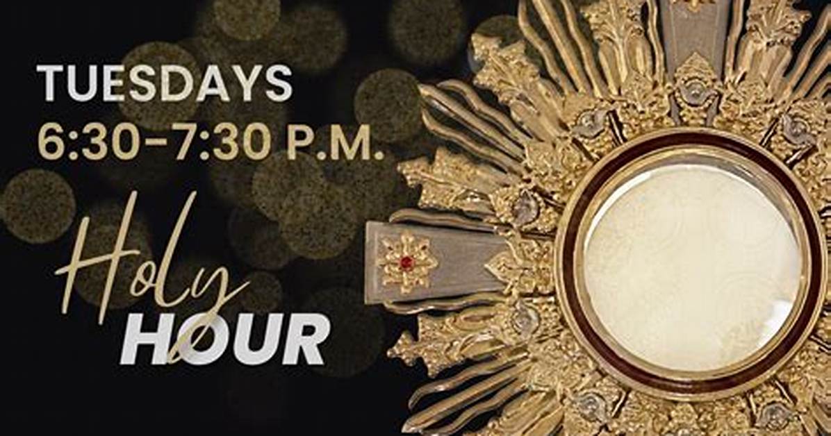Meaning of the Holy Hour by the Cure