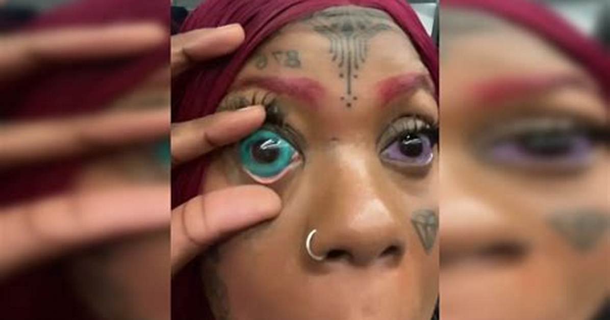 Meet the Woman Who Tattooed Her Eyeballs Black