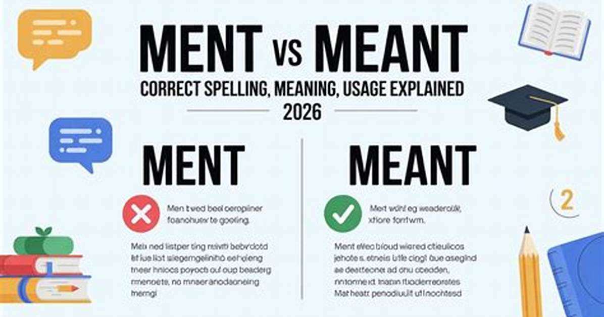 Ment or Meant