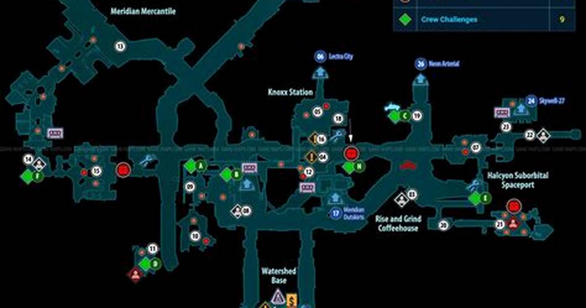 Meridian Metroplex Map for Borderlands 3