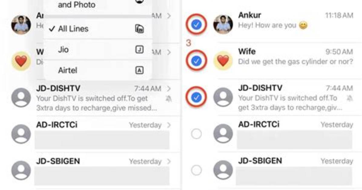 Message Notification Not Showing Unread Messages