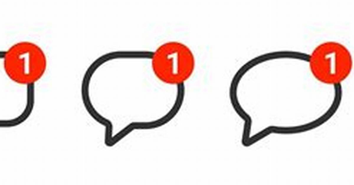 Messaging App with Red Indicator Icon