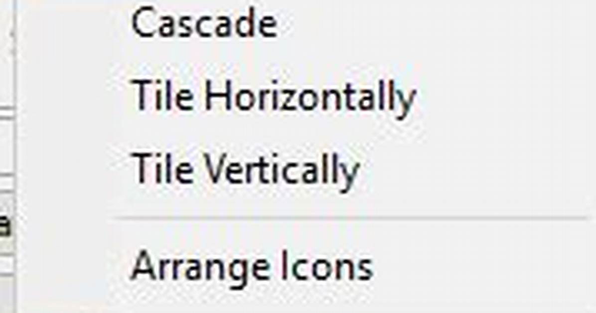 Mfc Menus Open Tabs Dynamic Menu