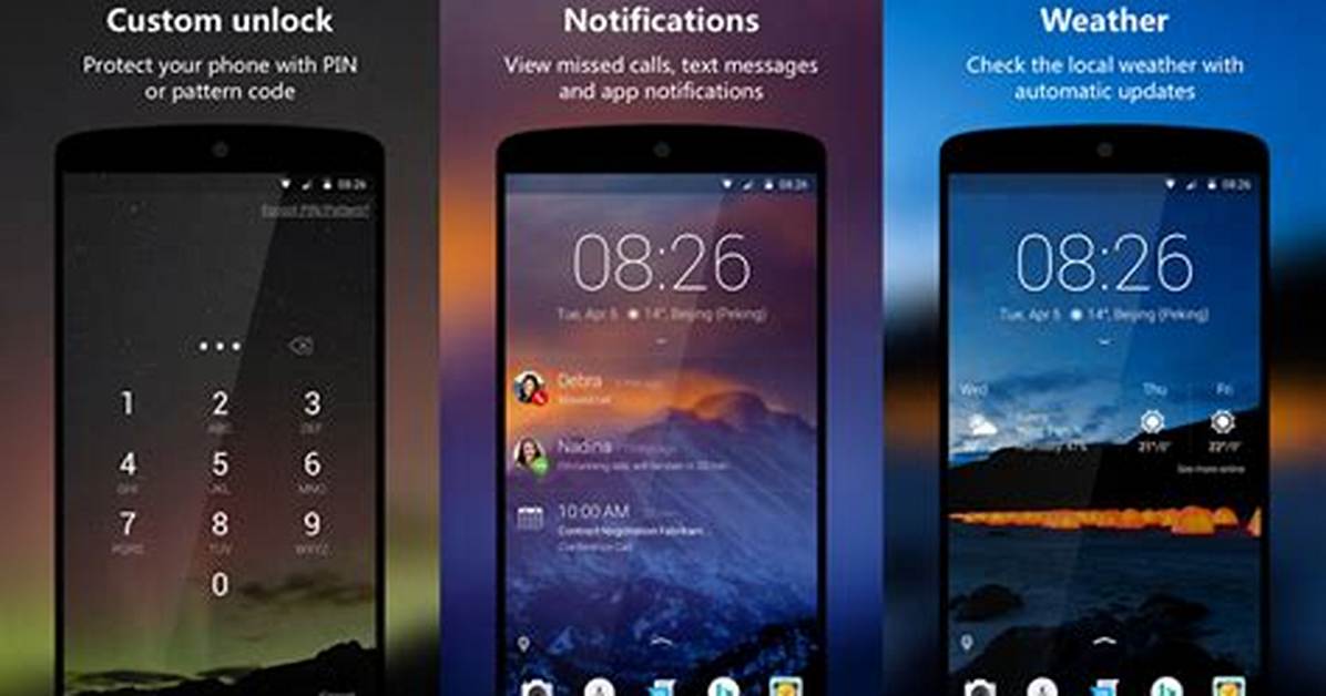 Microsoft's Next Lock Screen for Android Is Updated to Improve Notifications, Reduce Memory Use
