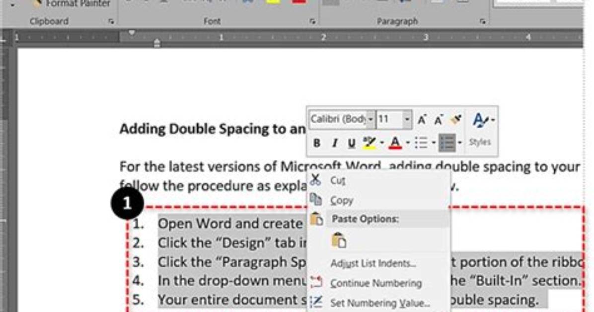 Microsoft Word 2013 - How to Make Double Column List
