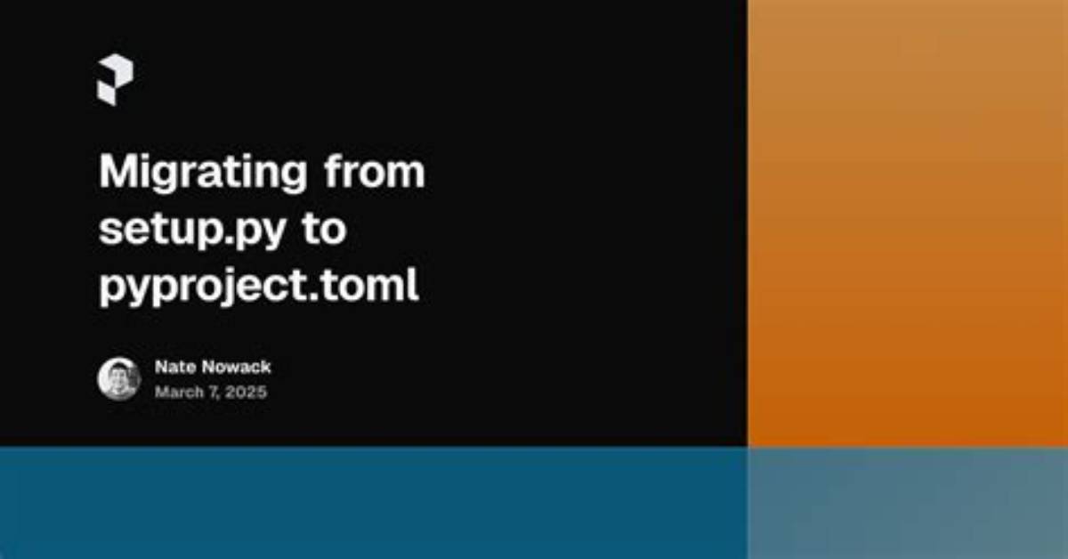 Migration from Setup. Py to Pyproject. Toml: How to Specify Package Name?