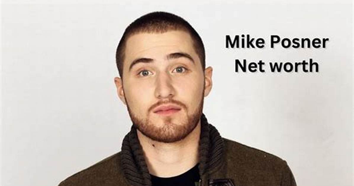 Mike Posner Net Worth