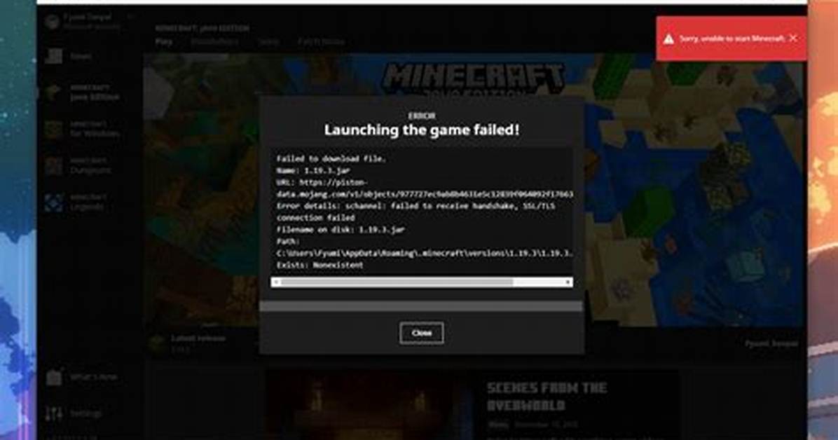 Minecraft 1.8.9 Won't Launch Even When Changed Java Version to 8