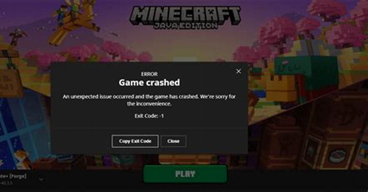 Minecraft Crashes When Fullscreen