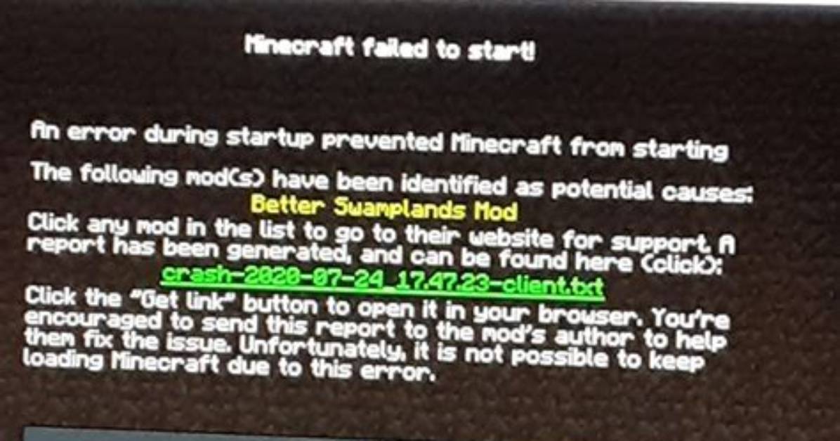Minecraft Crashes When Loading Resource Pack