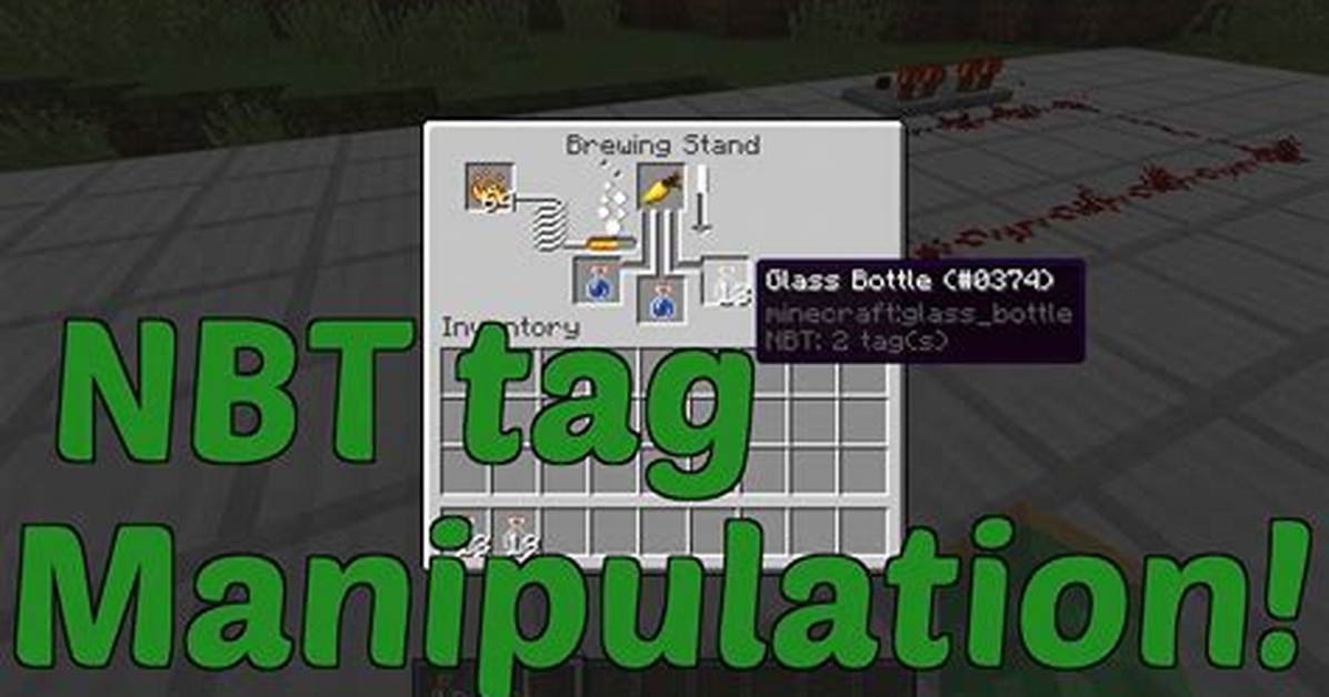 Minecraft How to Add Nbt Tags