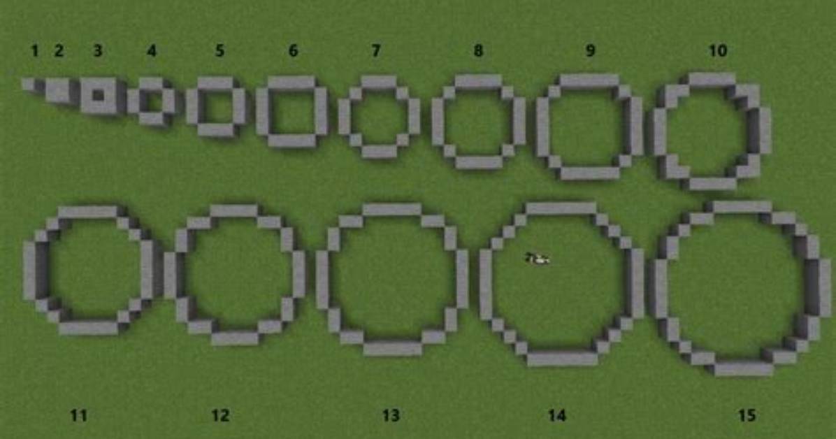 Minecraft | How to Build Circles