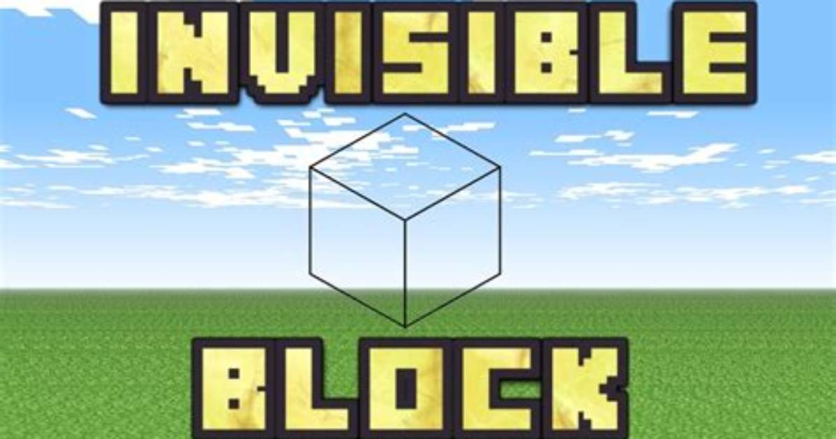 Minecraft How to Get Invisible Blocks