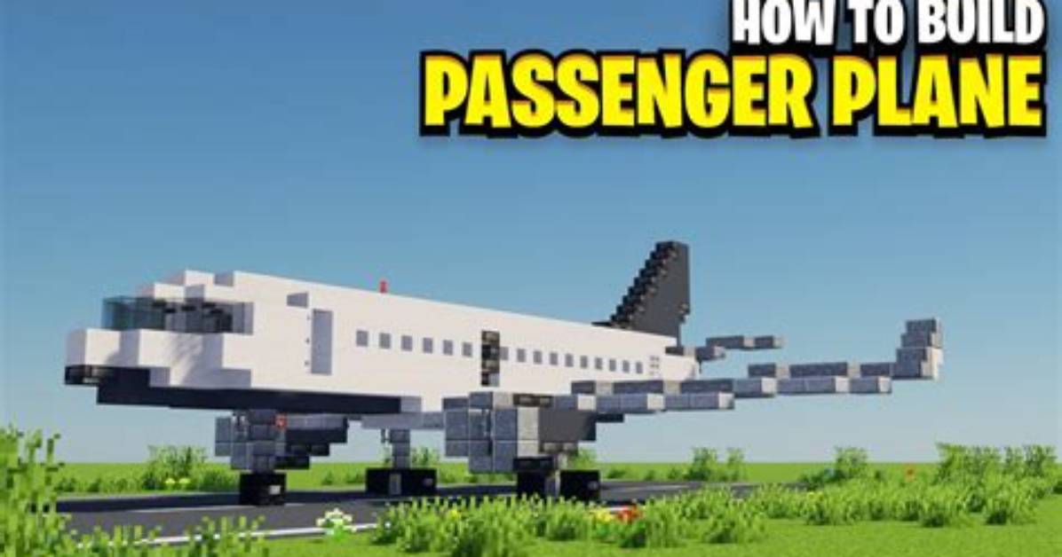 Minecraft How to Make a Plane
