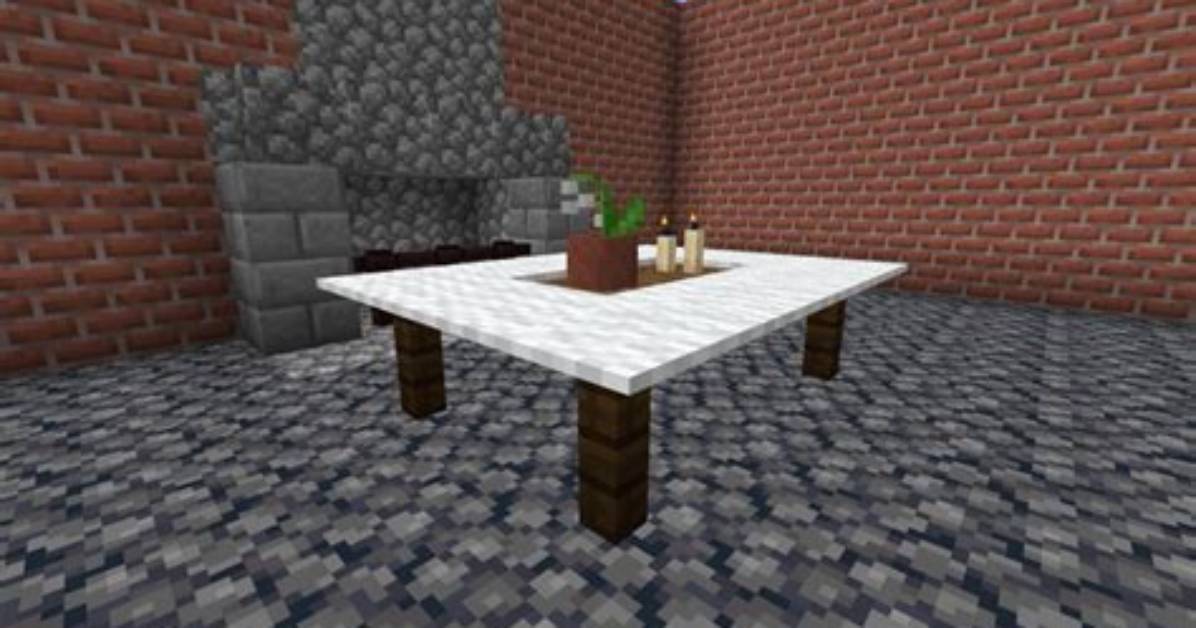 Minecraft How to Make a Table
