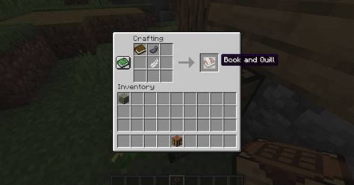 Minecraft How to Make Book and Quill