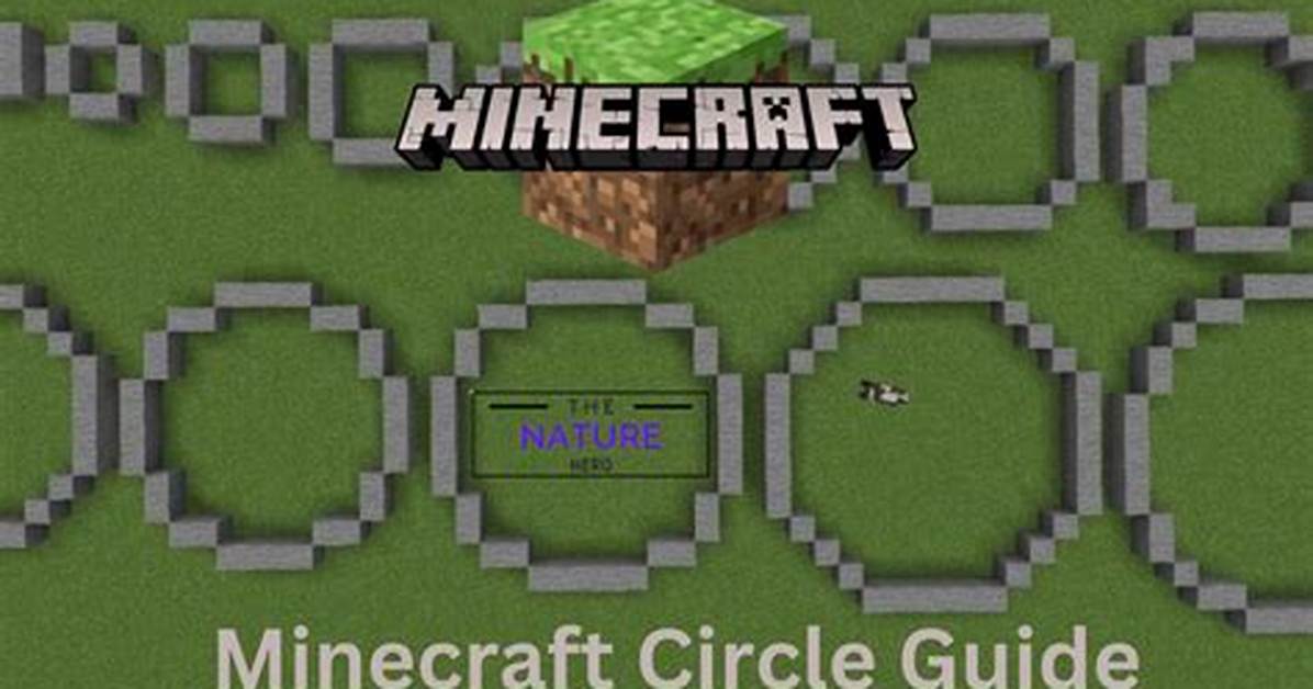 Minecraft How to Make Circles