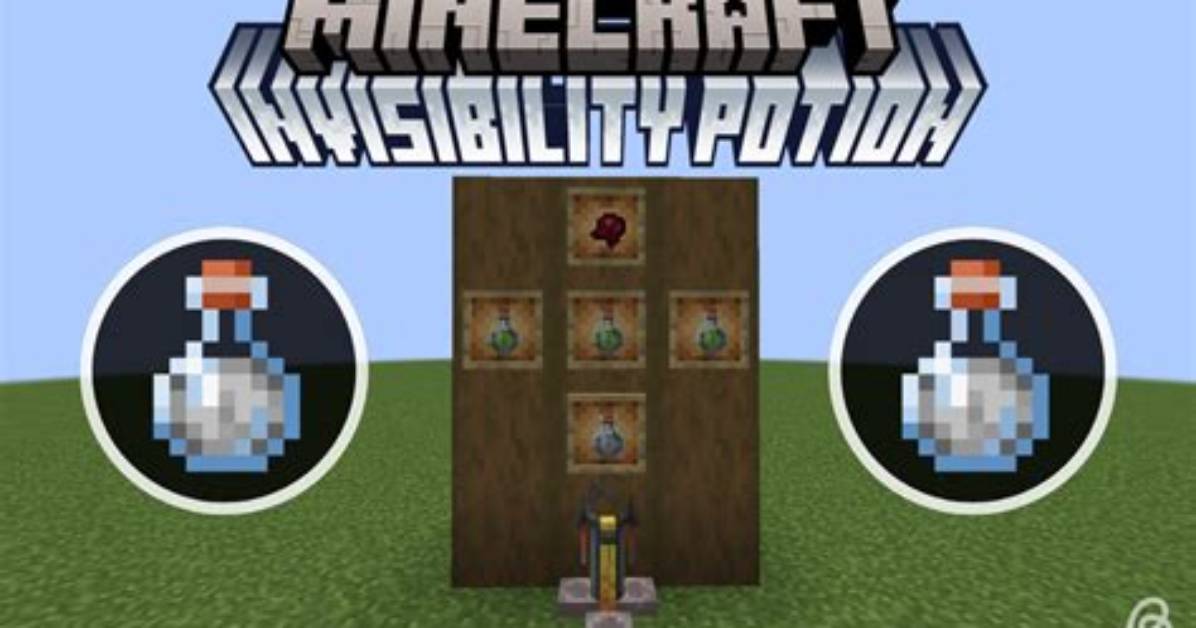 Minecraft How to Make Invisibility Potion
