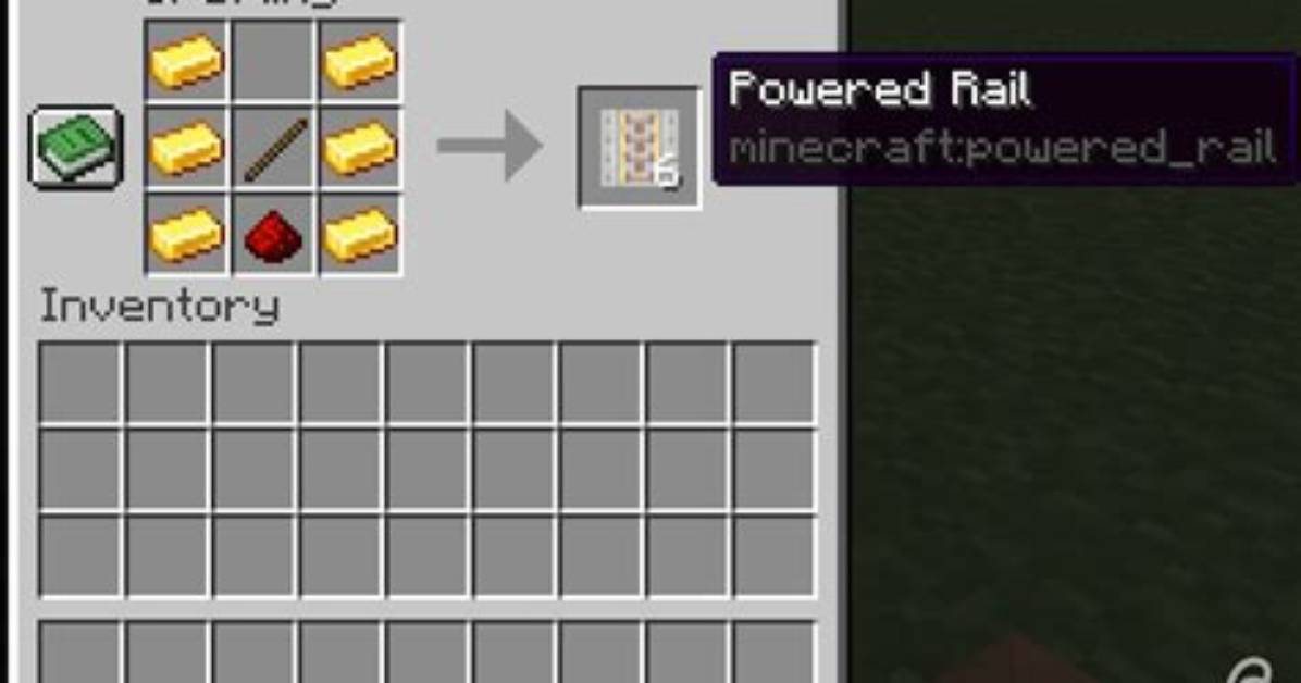 Minecraft How to Make Powered Rails