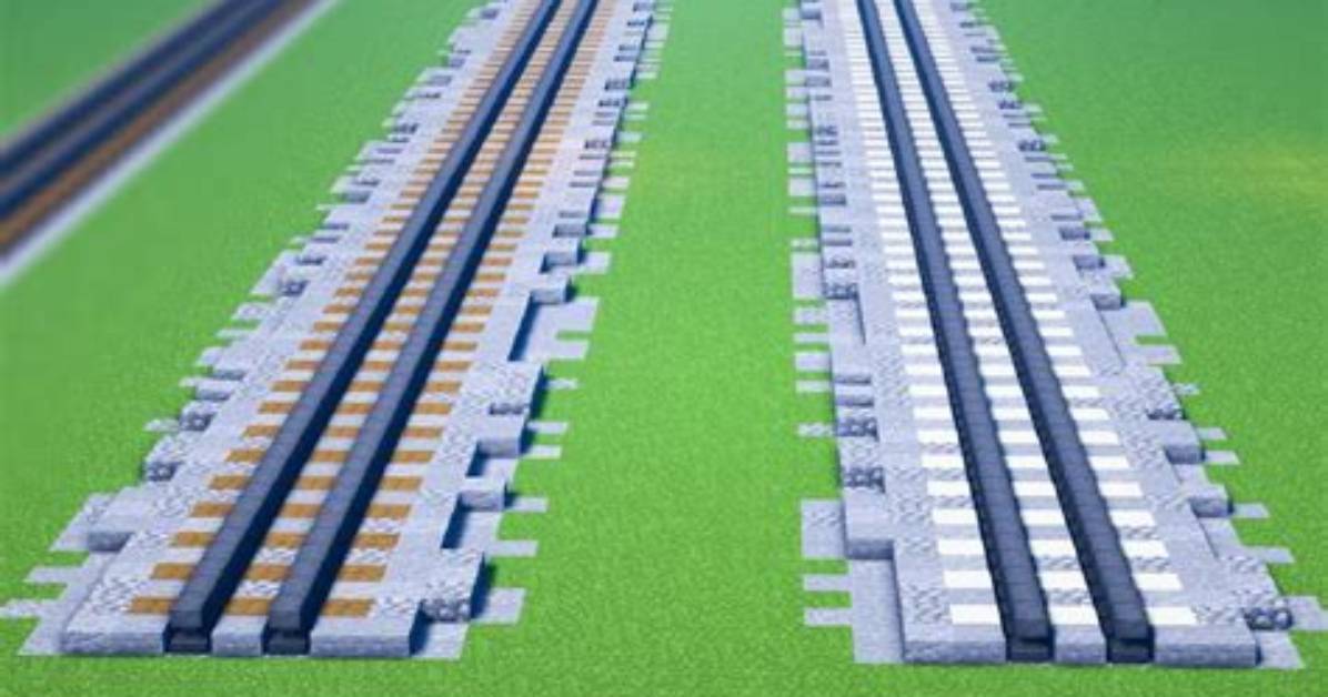 Minecraft How to Make Railroads