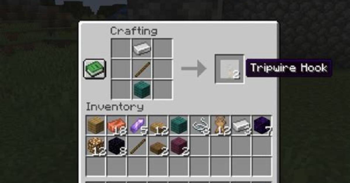 Minecraft How to Make Tripwire
