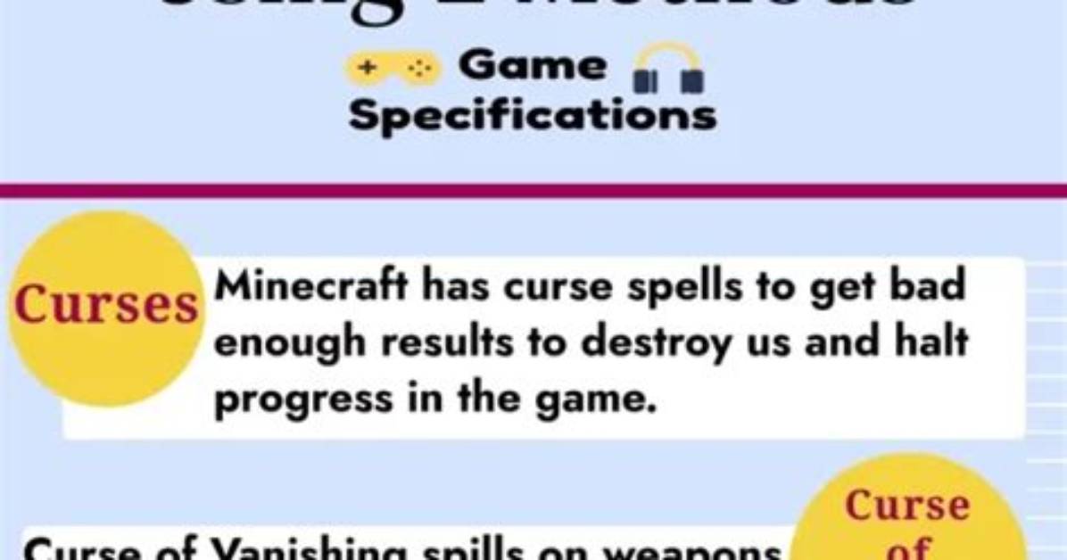 Minecraft How to Remove Curses