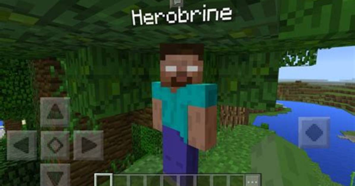 Minecraft How to Spawn Herobrine Pe