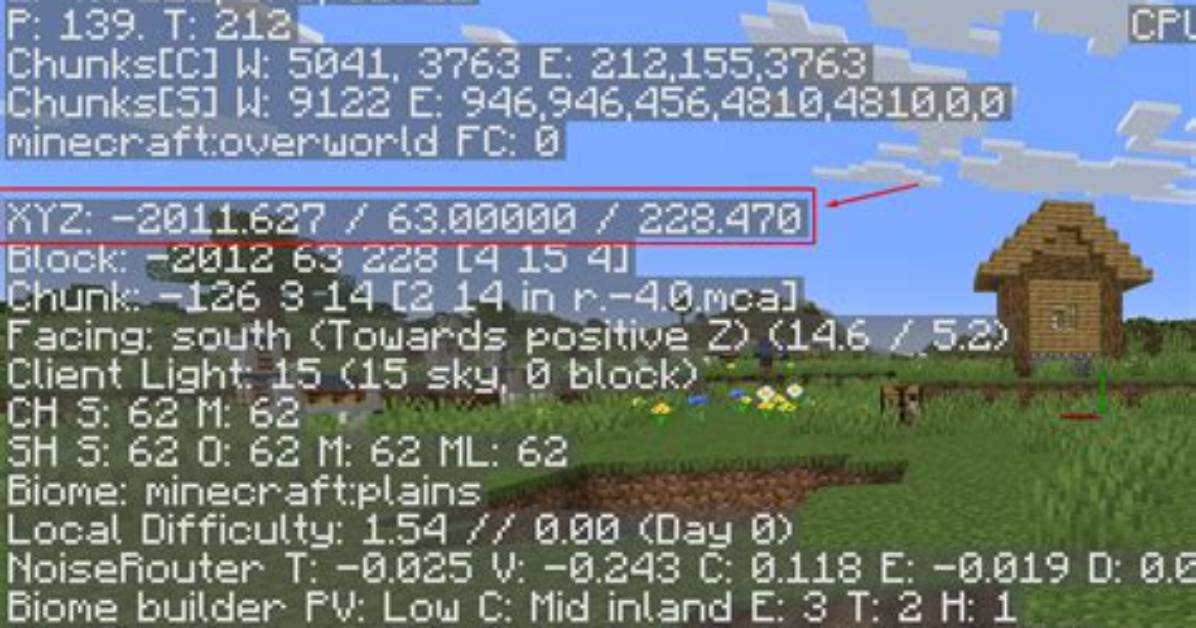 Minecraft How to Turn on Coordinates