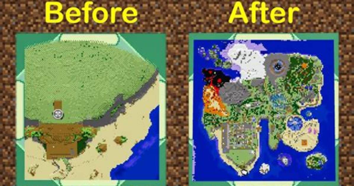 Minecraft How to Upgrade Map